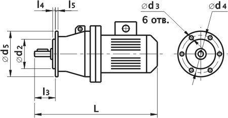 Мотор-редуктор планетарный ЗМП-31.5
