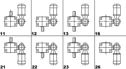 Схемы сборки мотор-редукторов МЧ2-160